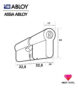 Abloy Novel biztonsági zárbetét