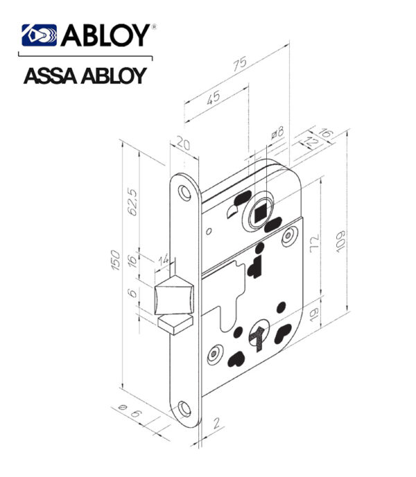 abloy_2014_rajz Abloy Boda 2014 zártest méret
