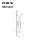 Abloy 0045 méret