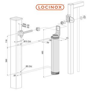 Locinox Rhino hidraolikus kapucsukó